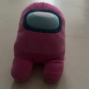 Adorable Pink Plush Crewmate Toy Among Us